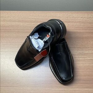 Deer Stags Kids' Black Dress Shoes